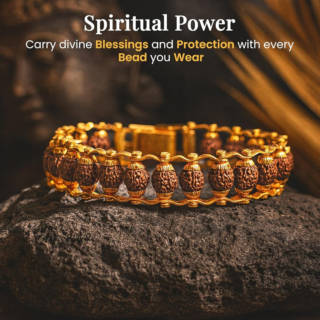 Banarasi Mahadev Rudraksha Protection Kada